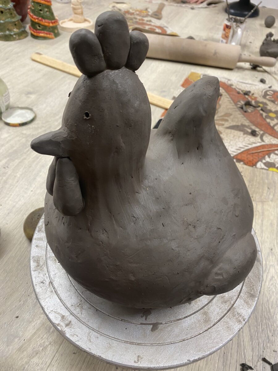 kura z ceramiki skończona