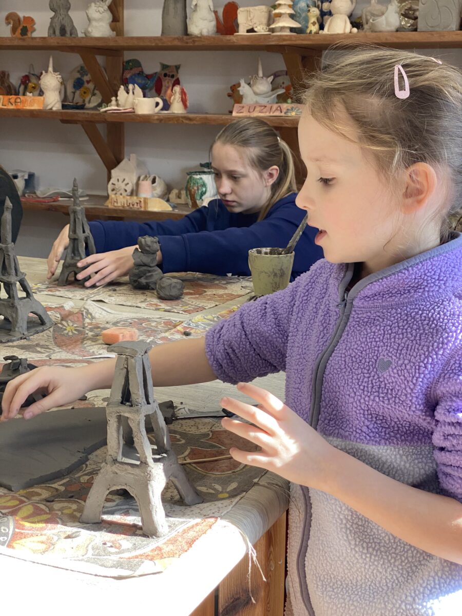 Lena prawie skończyła swoją wieże