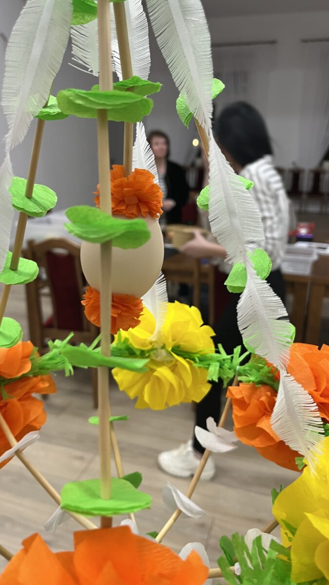 pająk wielkanocny z jakiem