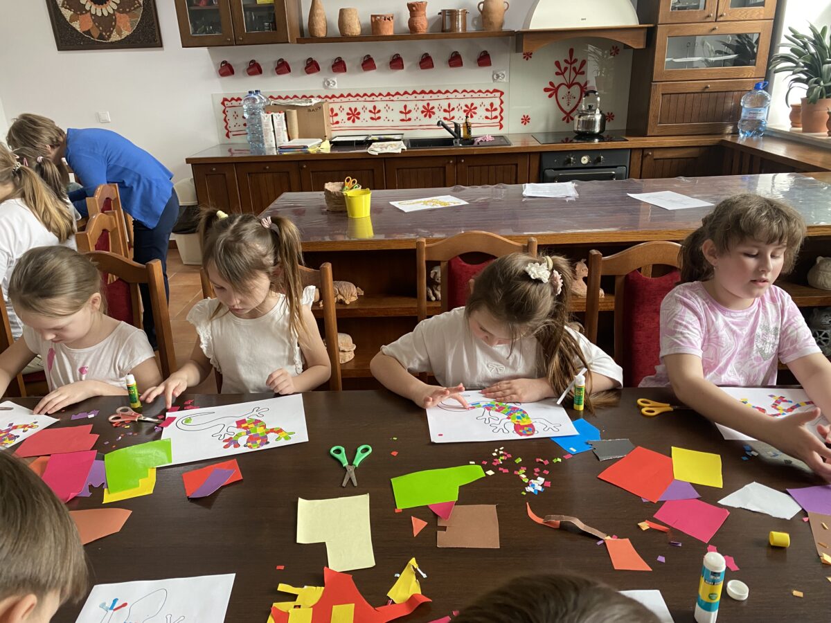 Każda jaszczurka staję się bardziej kolorowa