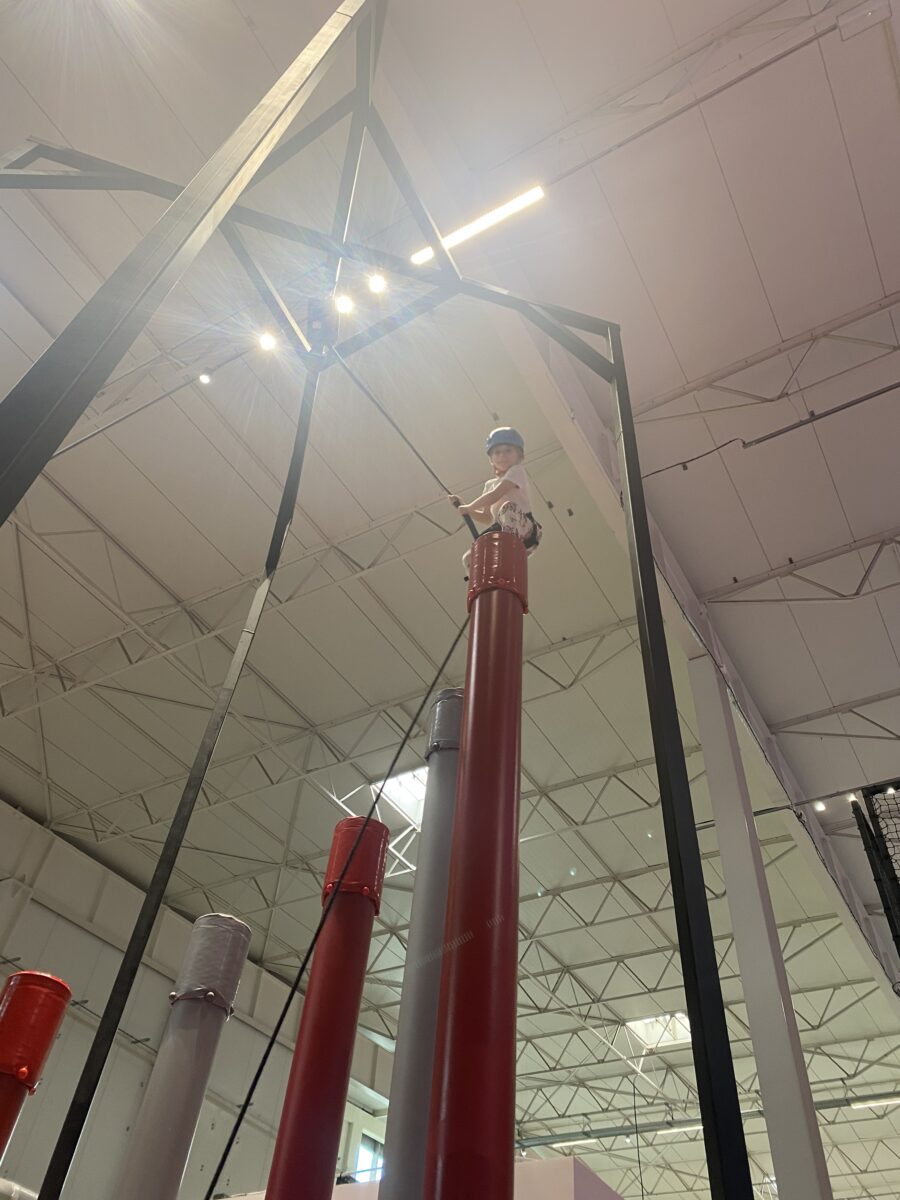 Justyna dotarła na najwyższy słup